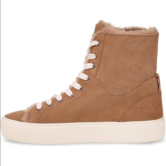 Beven Genuine Shearling High Top Sneaker - Picture 5 of 10
